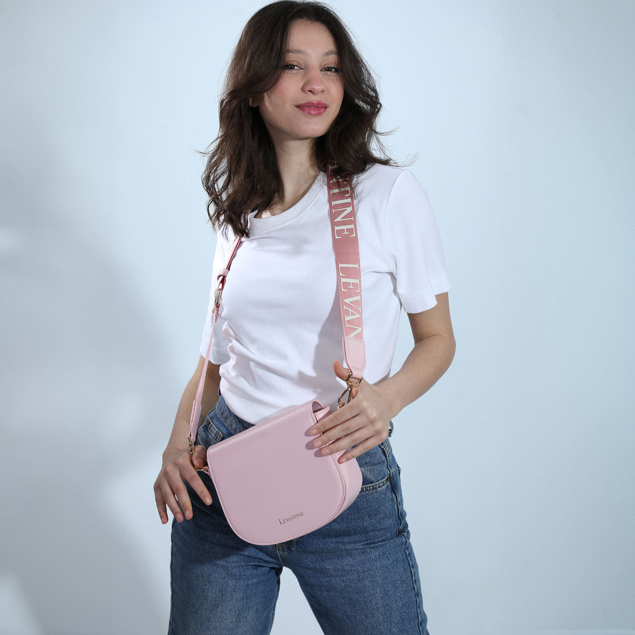 Nora Crossbody- Pink