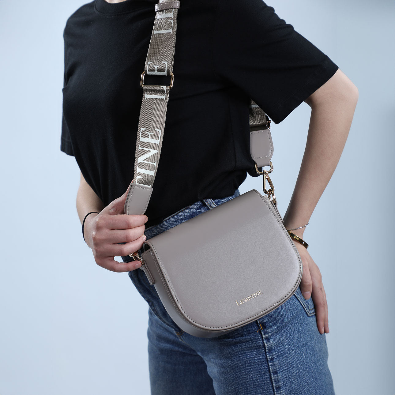 Nora Crossbody- Taupe