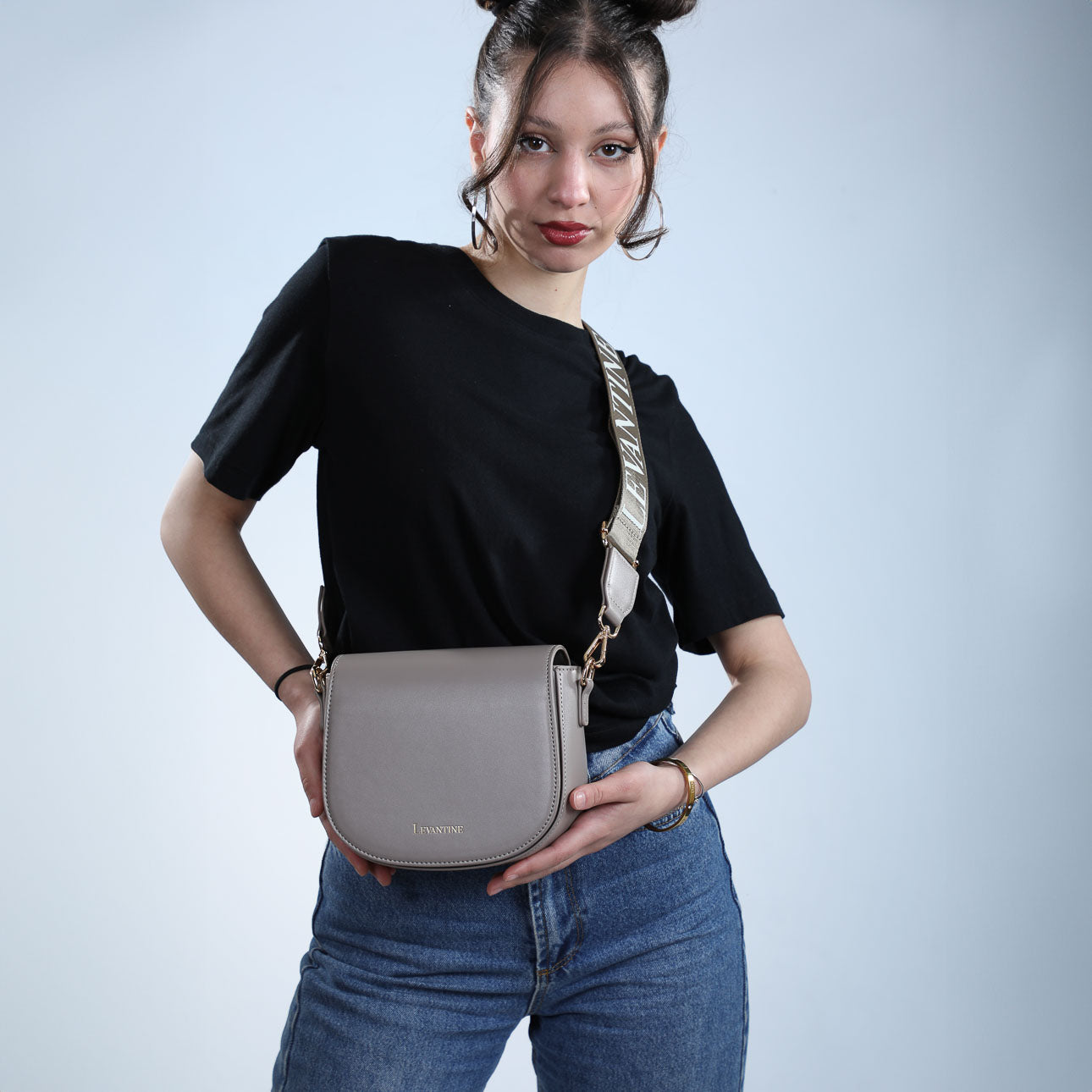 Nora Crossbody- Taupe