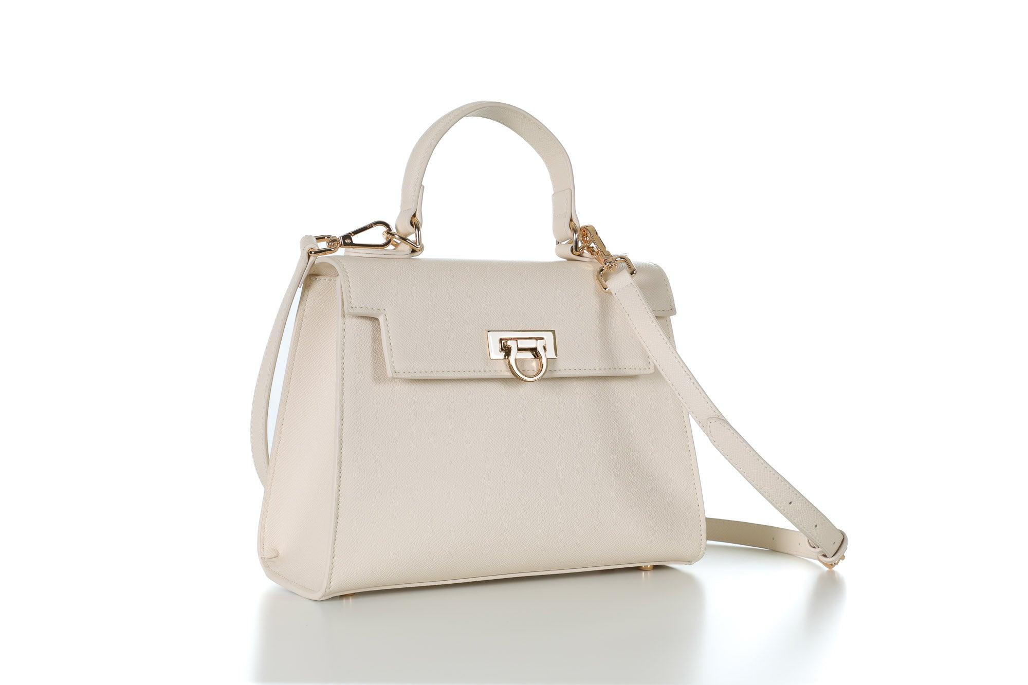 Layla Top-Handle Bag-Cream - Levantine