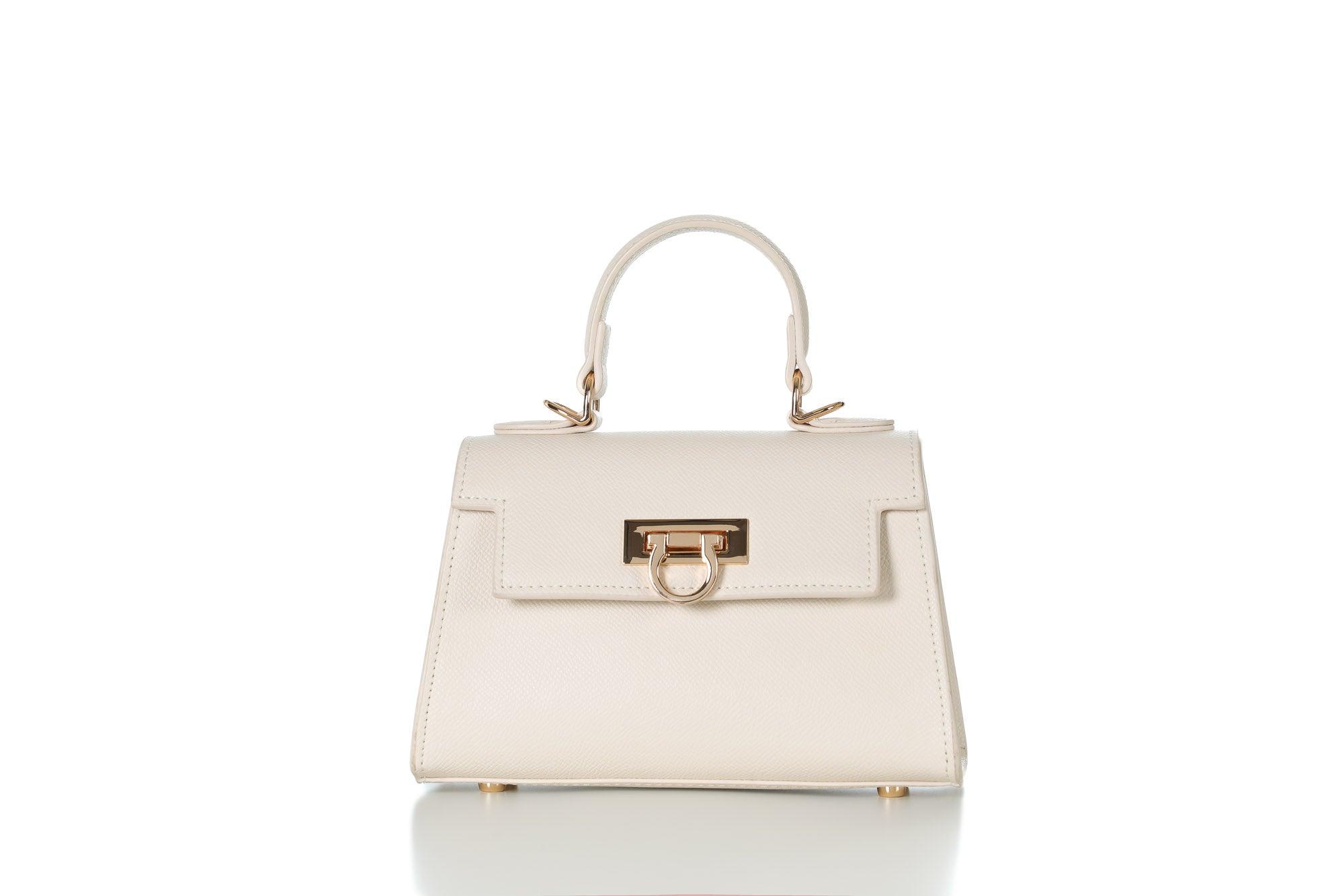 Layla Top-Handle Mini Bag-Cream - Levantine