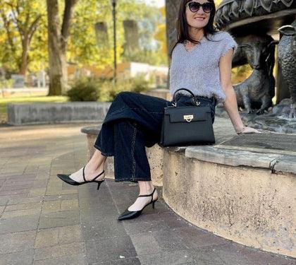 Review & style of Layla top handle bag by Catherine Brock - Levantine