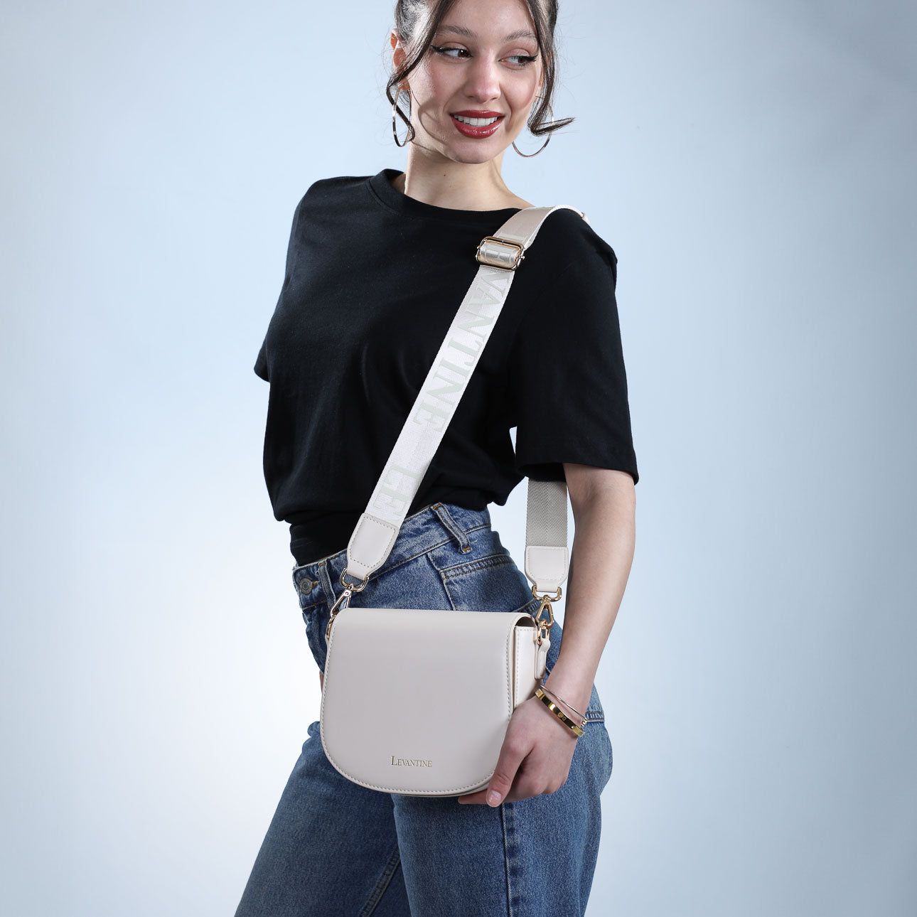 Nora Crossbody- Cream