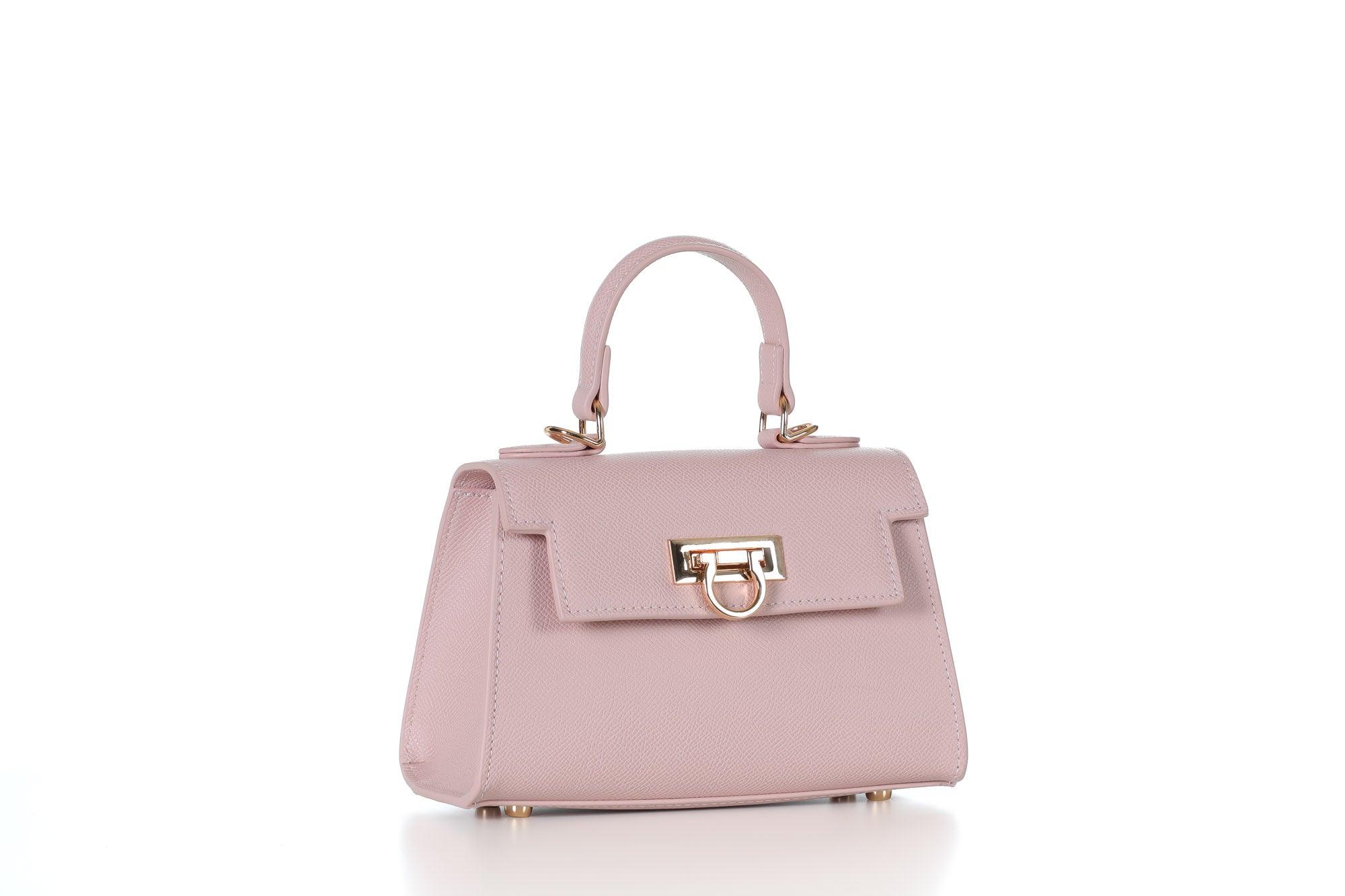 Layla Top-Handle Mini Bag-Pink