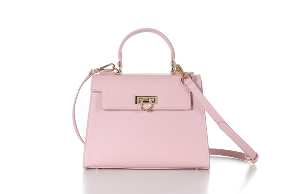 ★hai★ Laila Bag Pink Laila Medium Leather Satchel | Michael Kors [US]