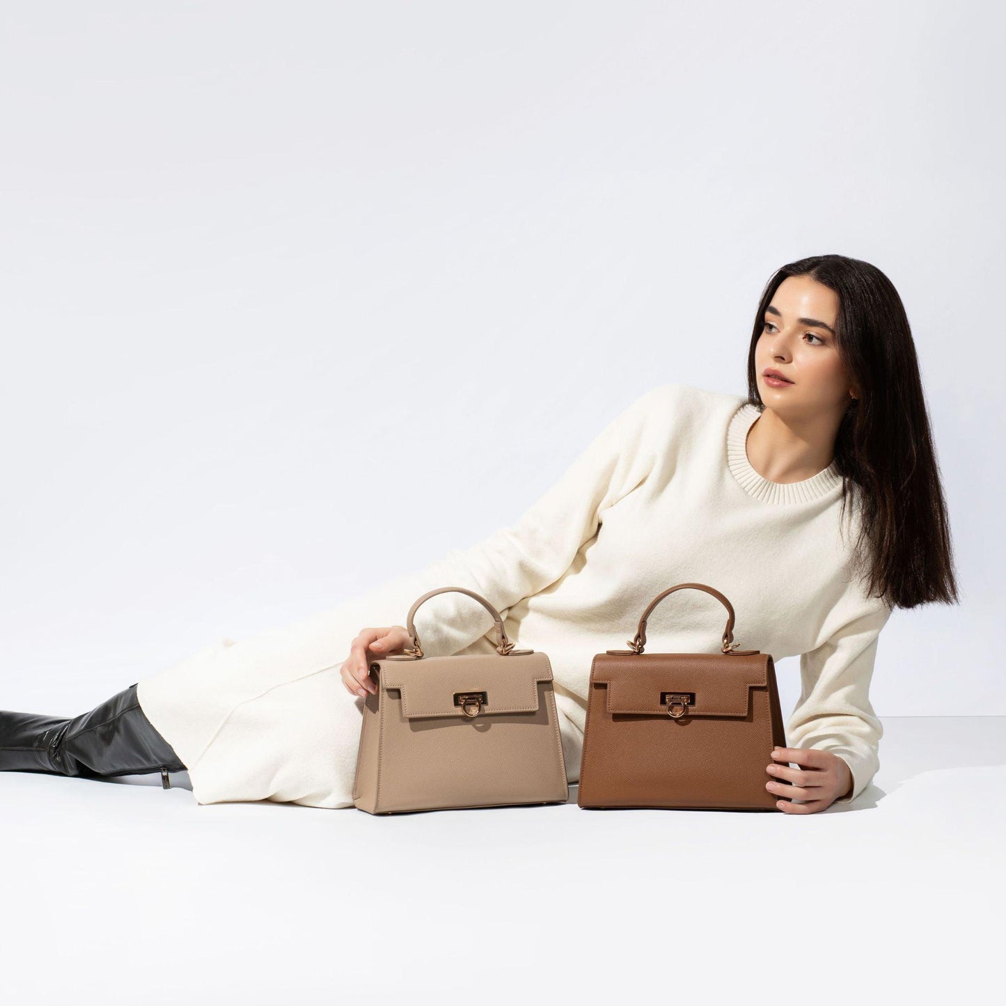 Layla Bag in Taupe - Levantine